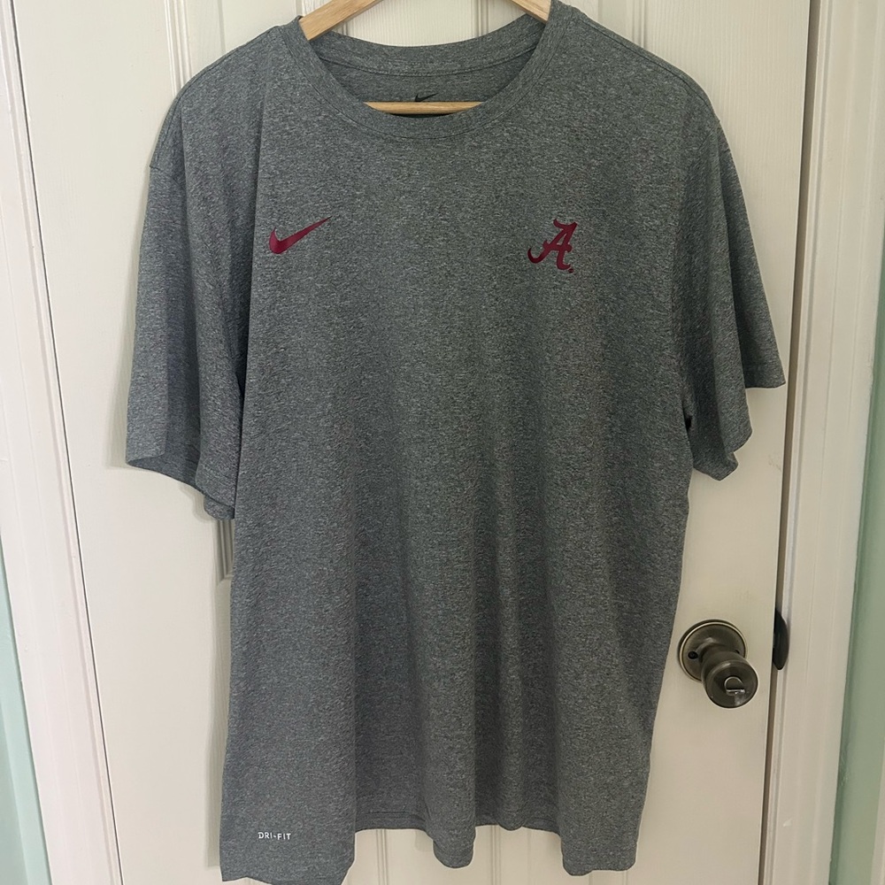 Nike Men's Gray Alabama Script A T-Shirt - Picture 4 of 4